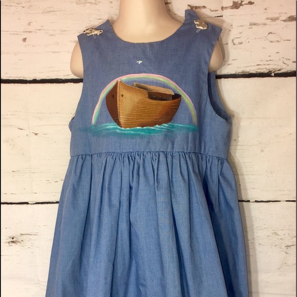 Noah’s ark handmade girl dress - Picture 1 of 8
